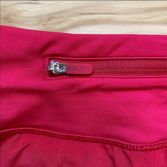 Lululemon Speed Up Shorts Red - Picture 4 of 8